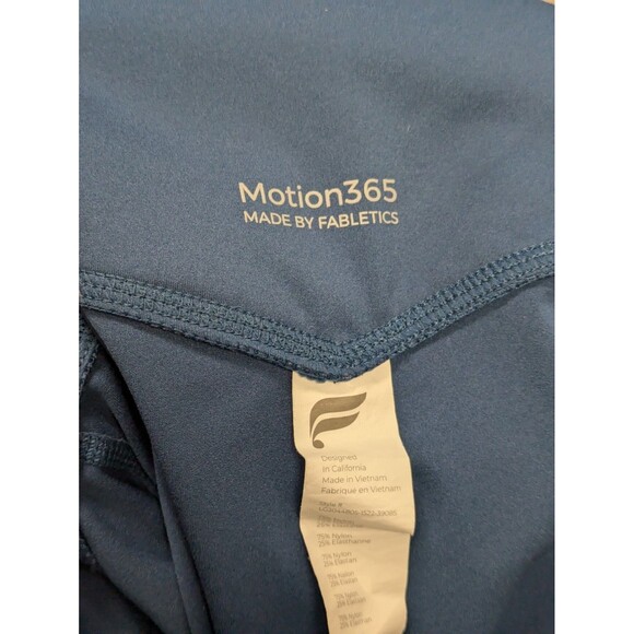 Fabletics Anywhere Motion365+ Blue High-Waisted Utility Legging sz 2X - Picture 7 of 11